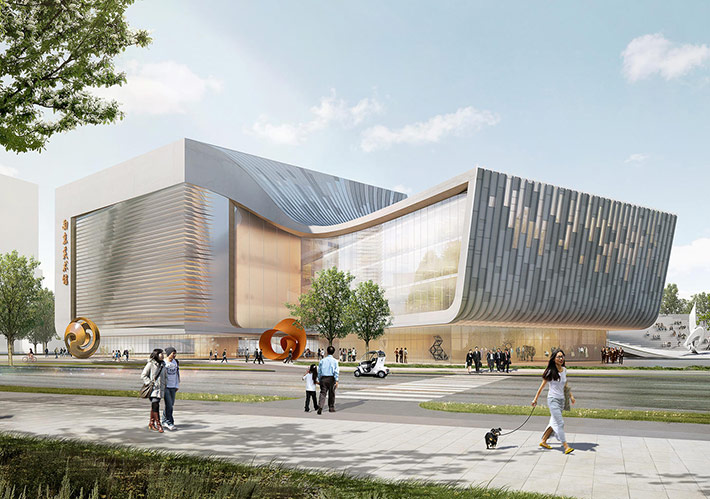 Nanjing Art Museum by UNStudio, Nanjing, China