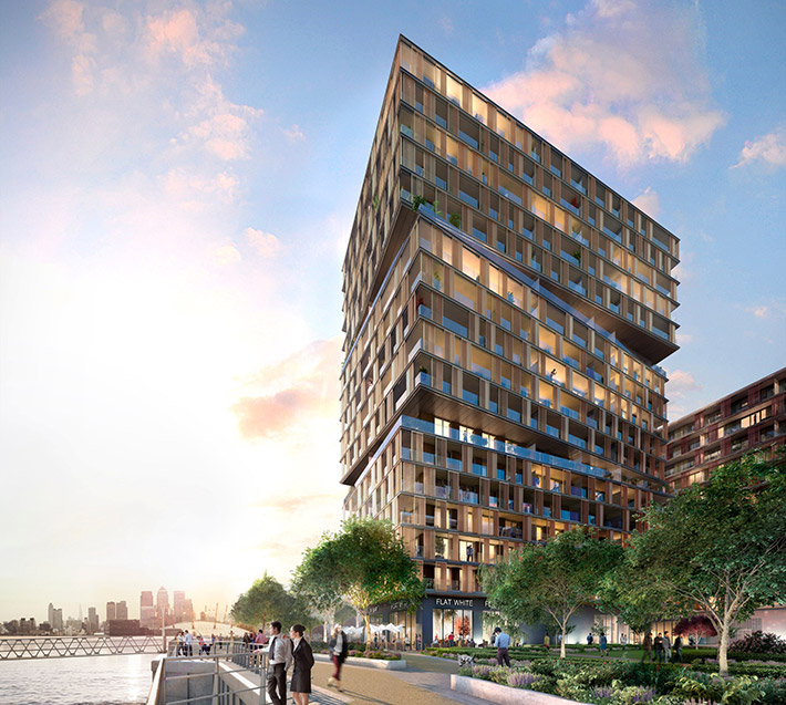 Royal Wharf by Glenn Howells Architects, London, United Kingdom