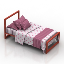 bed childrens 3D Model Preview #33b56c09