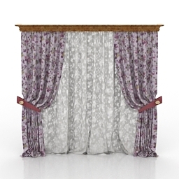 curtain 3D Model Preview #14e41710