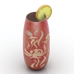 glass lemon 3D Model Preview #d68d7d23