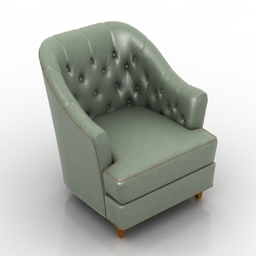 3D Armchair preview