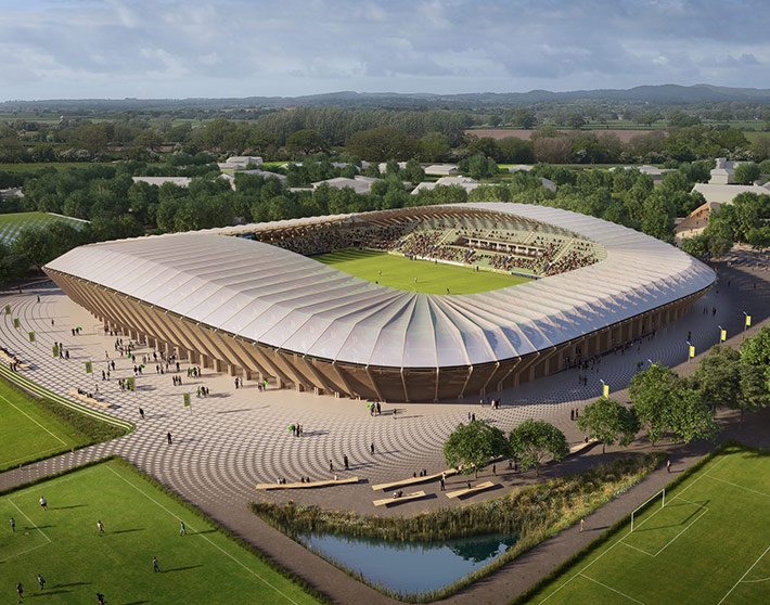 'Gateway to Stroud' hub by Zaha Hadid Architects, Stroud, England