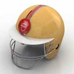 helmet cricket 3D Model Preview #2f6288a7