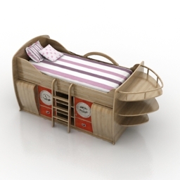 bed 1 3D Model Preview #ff2cd103
