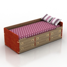 bed 2 3D Model Preview #8e49443d
