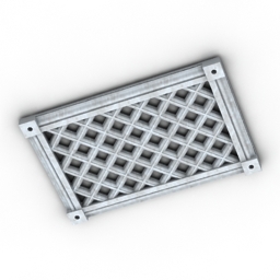 3D Air grate preview