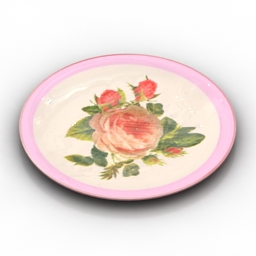 plate 3D Model Preview #2cd268ae