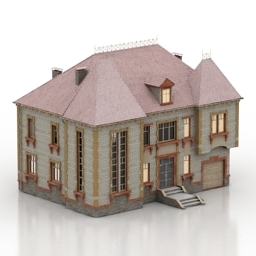 house victorian 3D Model Preview #2ba2feda