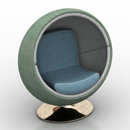 3D Armchair preview