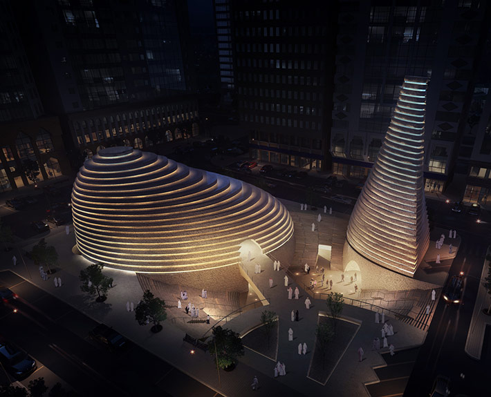 Revelation Mosque by X-Architects, Abu Dhabi, UAE