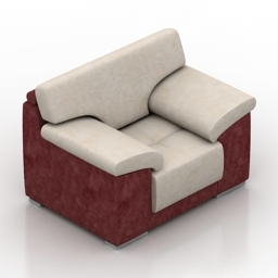 3D Armchair preview