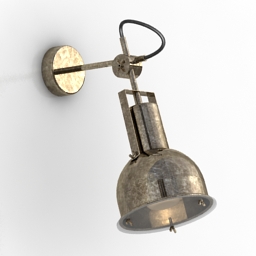 sconce industrial 3D Model Preview #e7d470a1