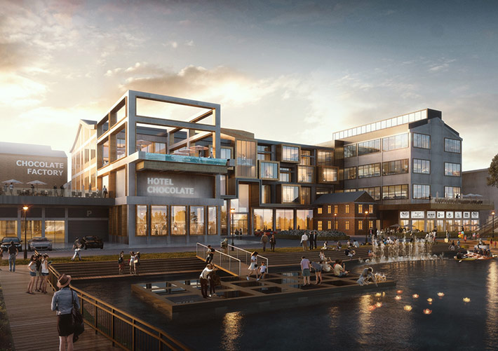 Hongqi Zhen Sugar Factory redevelopment, Zhuhai, China