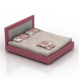 bed keri dls 3D Model Preview #59684efb