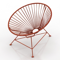 3D Armchair preview