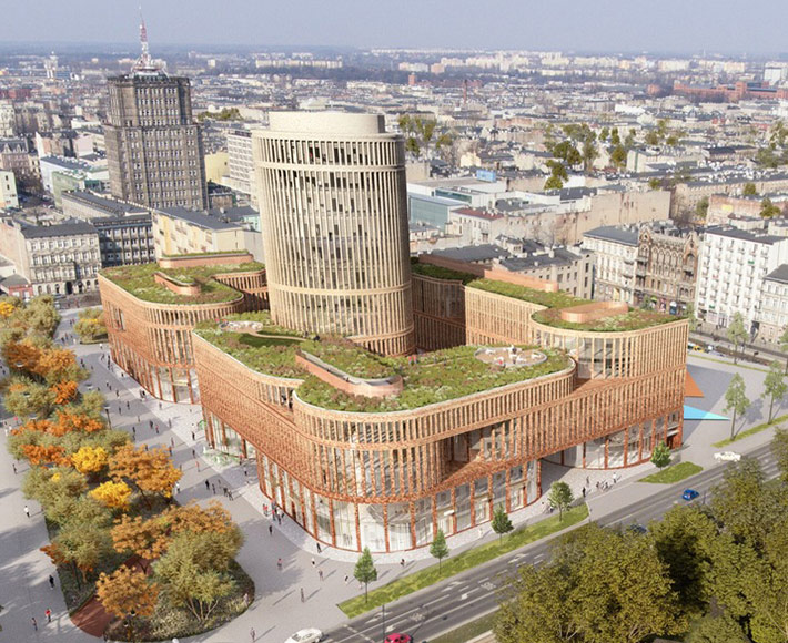 Fabryczna offices by MVRDV, Lódz, Poland
