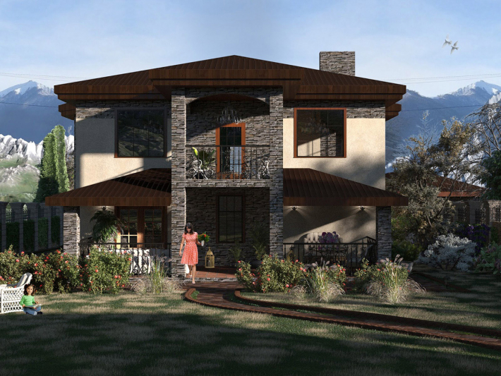 Architectural Home Design — Darya Girina — Moscow, Russia