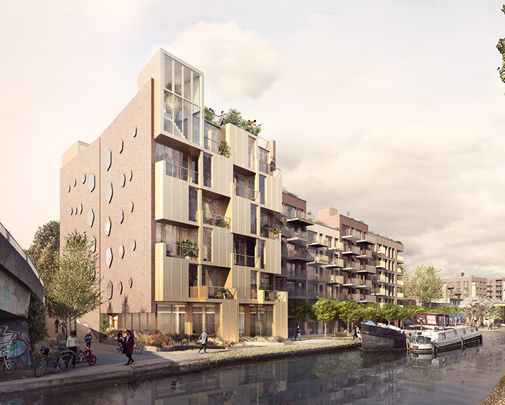 Wickside neighborhood, London, England