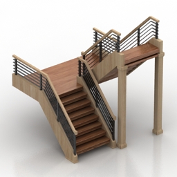 3D Stair preview
