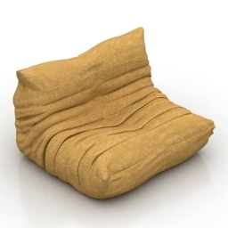 armchair ligne roset togo 3D Model Preview #836b5ce6
