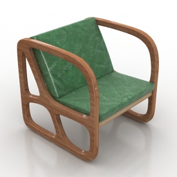 3D Armchair preview