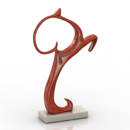 figurine deer 3D Model Preview #9681369f