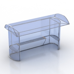 3D Bus stop preview