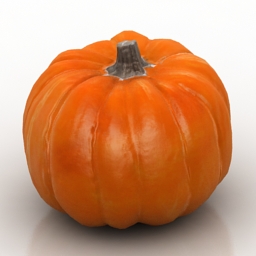 3D Pumpkin preview