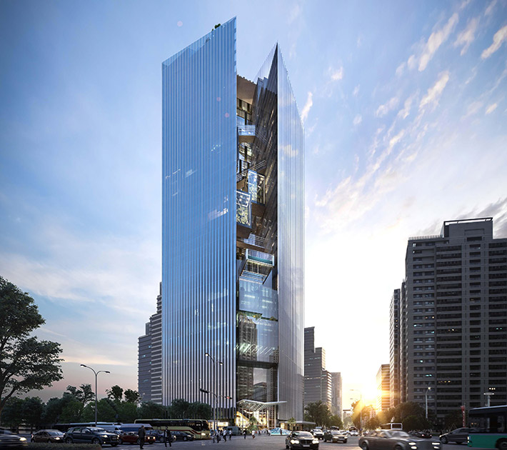 Commercial Bank Headquarters by Aedas, Taichung, Taiwan
