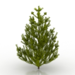 3D Pine-tree preview