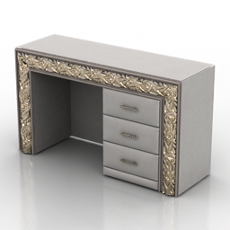 dressing table sacramento one sided dream land 3D Model Preview #450cd4d3
