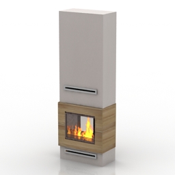 3D Fireplace preview