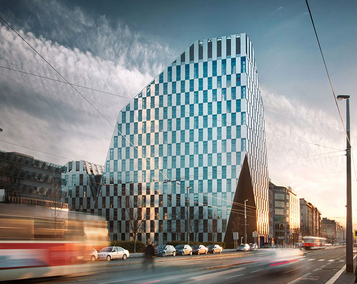 The Crystal office building, Prague, Czech Republic