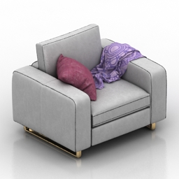 armchair - 3D Model Preview #c2e82a19