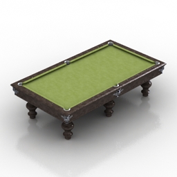 pool table cavicchi leonardo 9ft 3D Model Preview #40554245