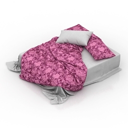 3D Bedclothes preview