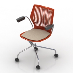 armchair knoll hybrid base 3D Model Preview #8df37013