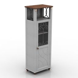 locker 1 3D Model Preview #9437657f