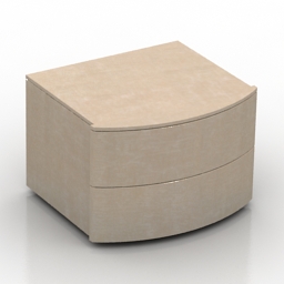 bedside table 3D Model Preview #c3315e30