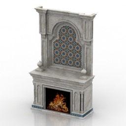 3D Fireplace preview
