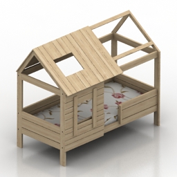bed 1 3D Model Preview #f48e70c5