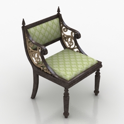 3D Armchair preview