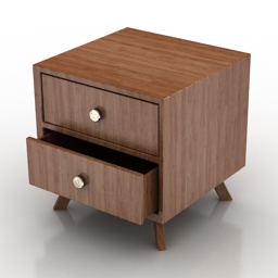 3D Bedside table preview