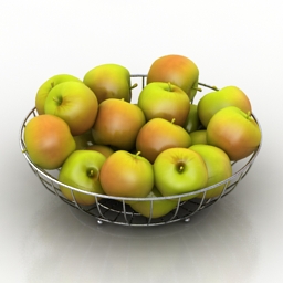 apples vase 3D Model Preview #134e9c01