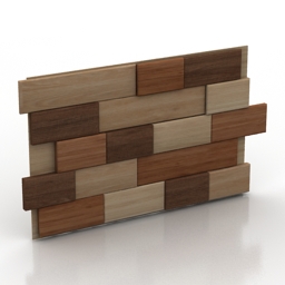 panel wall 3d 3D Model Preview #4dbe59b1