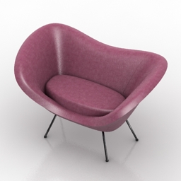 3D Armchair preview