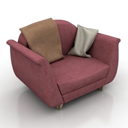 3D Armchair preview