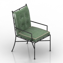 3D Armchair preview