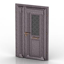 door 2 3D Model Preview #7b6df407